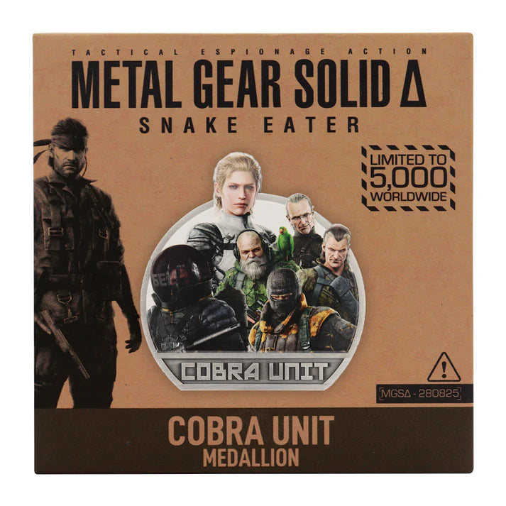 Official Metal Gear Solid Delta Cobra Unit Medallion