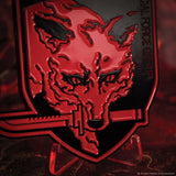 Official Metal Gear Solid Foxhound Insignia [Exclusive Black & Red Edition]