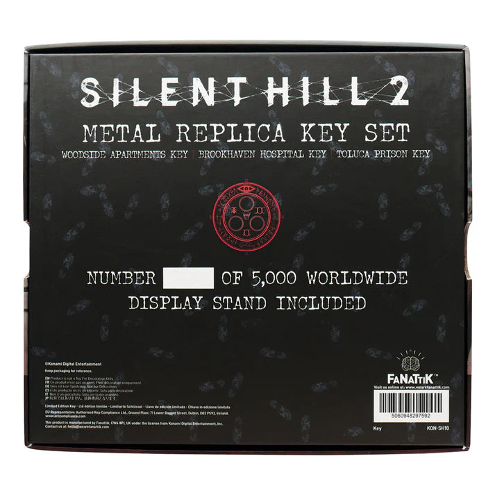 Official SILENT HILL 2 Set of Replica Keys