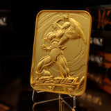 Official Yu-Gi-Oh! GX Elemental Hero Neos 24k Gold Plated Ingot (Limited to 2000)