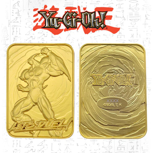 Official Yu-Gi-Oh! GX Elemental Hero Neos 24k Gold Plated Ingot (Limited to 2000)