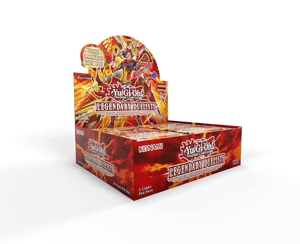 Konami Yu‑Gi‑Oh! Trading card game Booster: Legendary Duelists: Soulburning Volcano (1pcs)