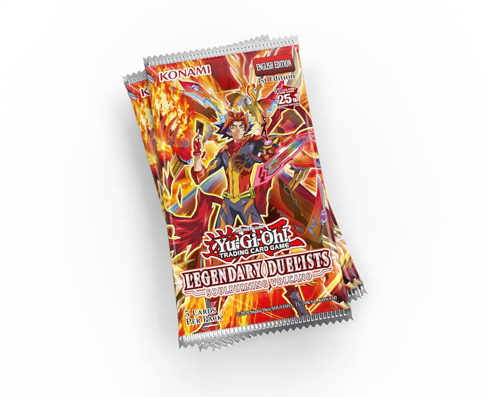 Konami Yu‑Gi‑Oh! Trading card game Booster: Legendary Duelists: Soulburning Volcano (1pcs)