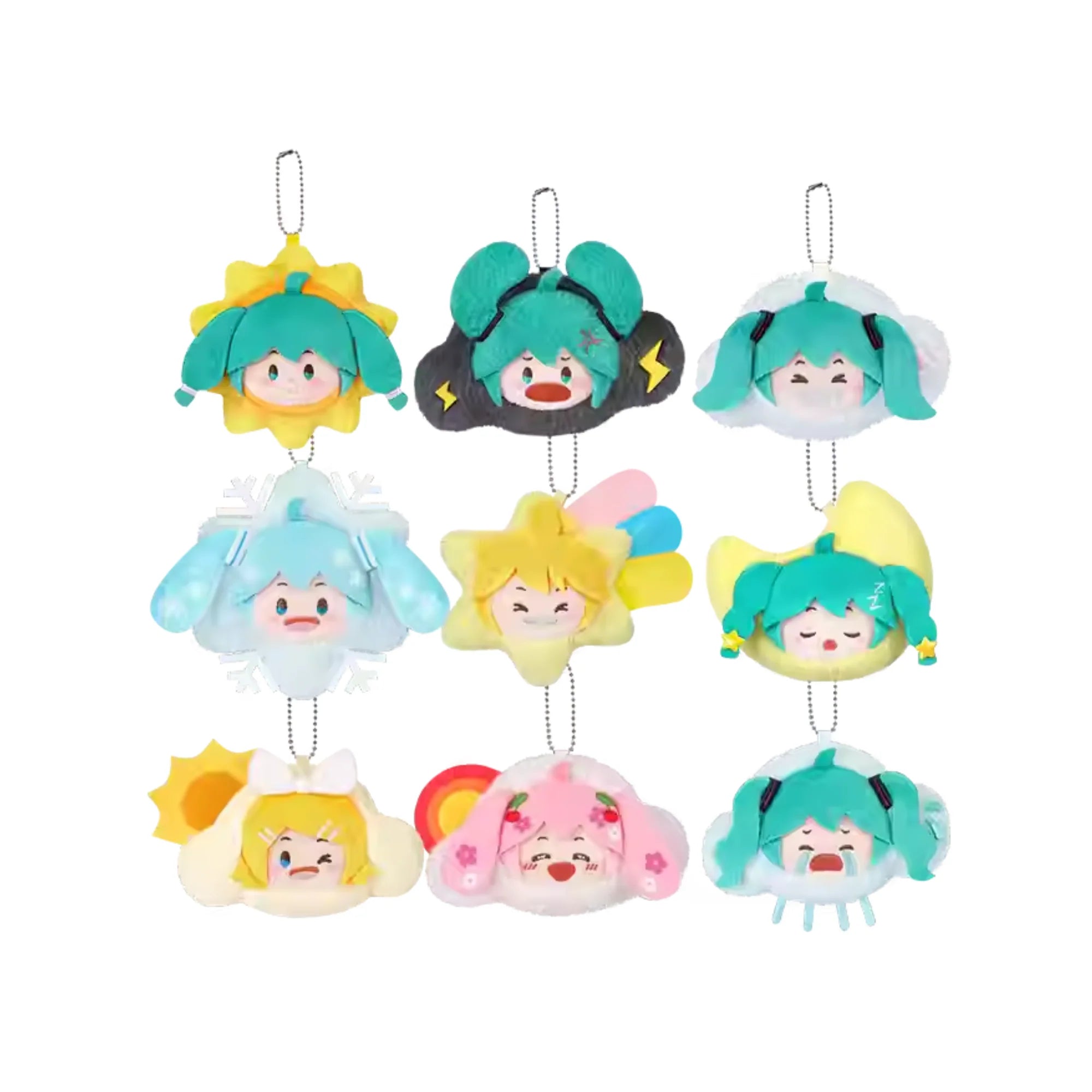 Anime Hatsune Miku Wayaya Weather Mood Plush Blind Box (1pcs)