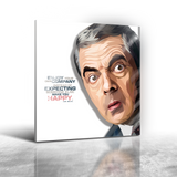 Mr. Bean Frameless Art Painting (30x30cm)