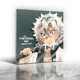 Anime Demon Slayer - Sanemi Shinazugawa Frameless Art Painting (30x30cm)