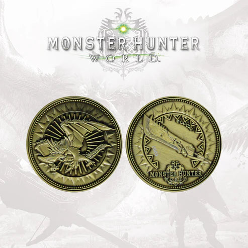 Official Monster Hunter World Limited Edition Collectible Dragon Coin