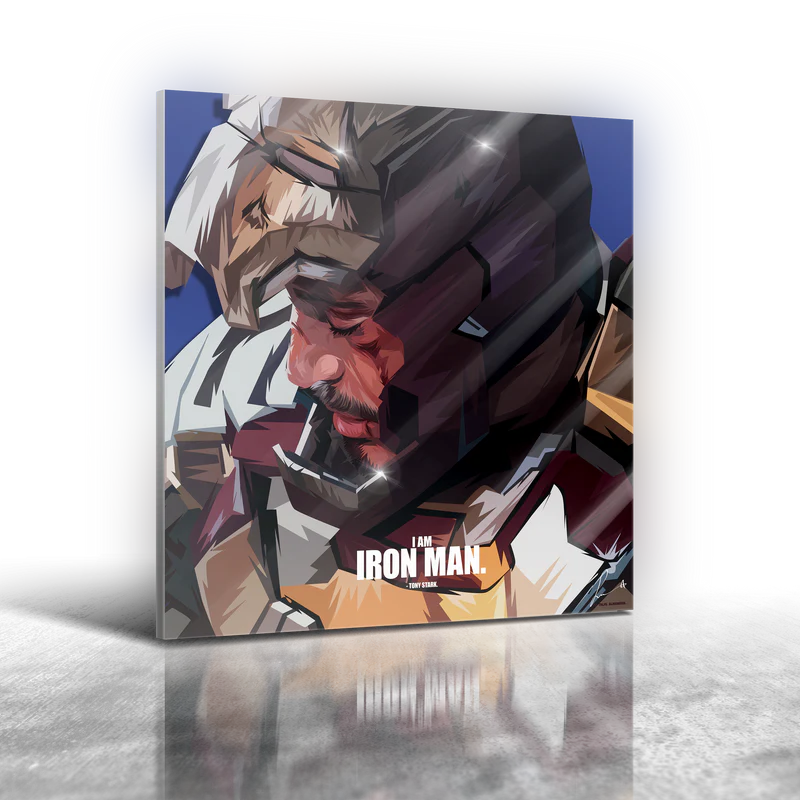 Marvel - Iron Man Frameless Art Painting (30x30cm)