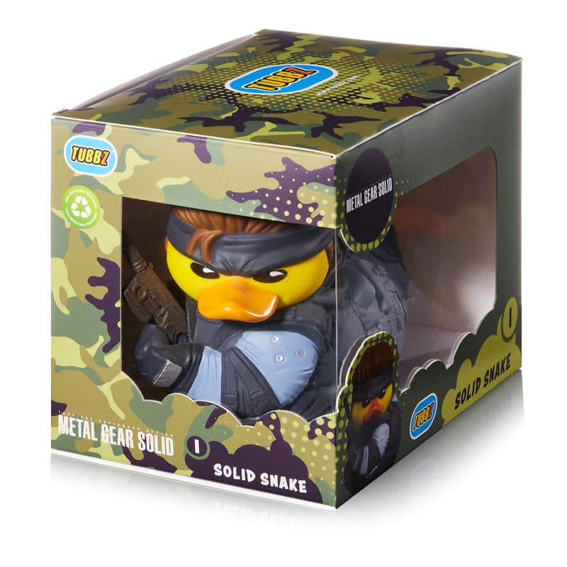 Official Metal Gear Solid: Solid Snake TUBBZ Duck (Boxed Edition)