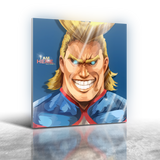 Anime My Hero Academia - All Might Frameless Art Painting (30x30cm)