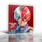 Anime My Hero Academia - Shoto Todoroki Frameless Art Painting (30x30cm)