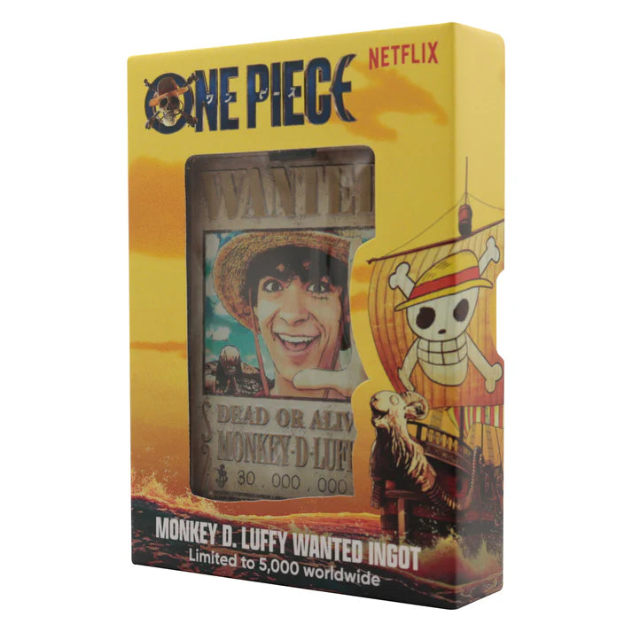 Official One Piece Limited Edition Wanted Poster Ingot