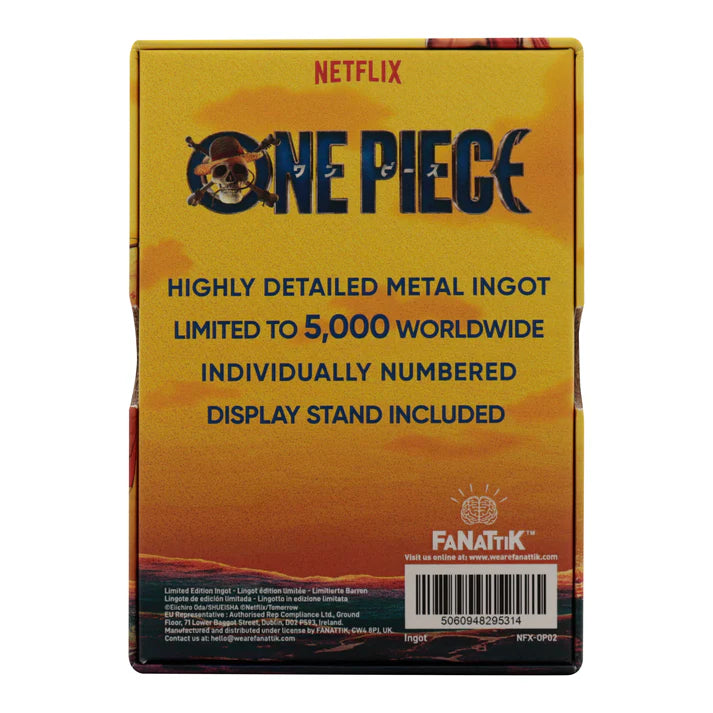 Official One Piece Limited Edition Wanted Poster Ingot