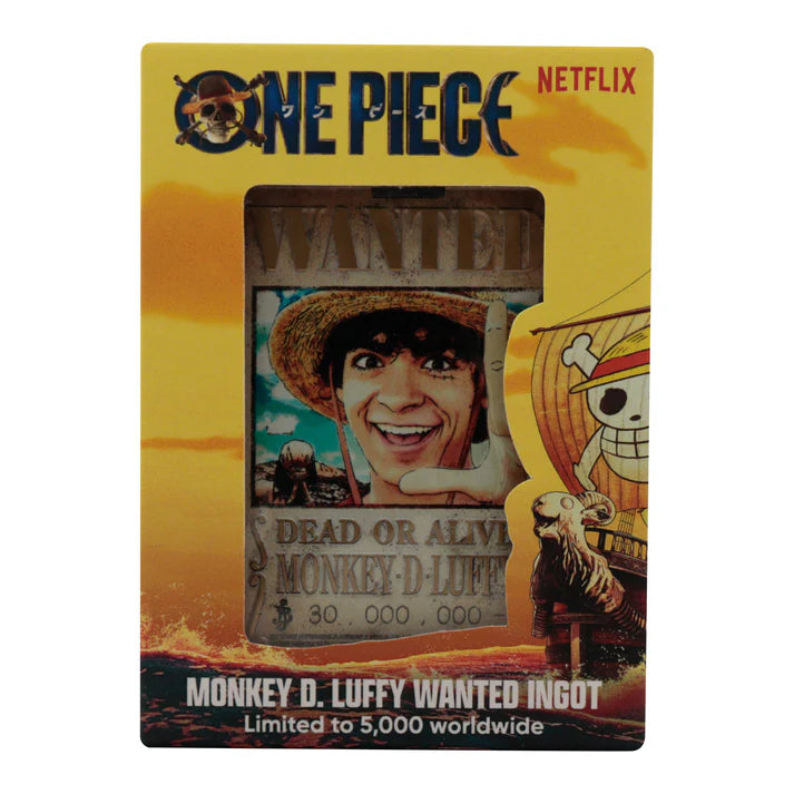 Official One Piece Limited Edition Wanted Poster Ingot