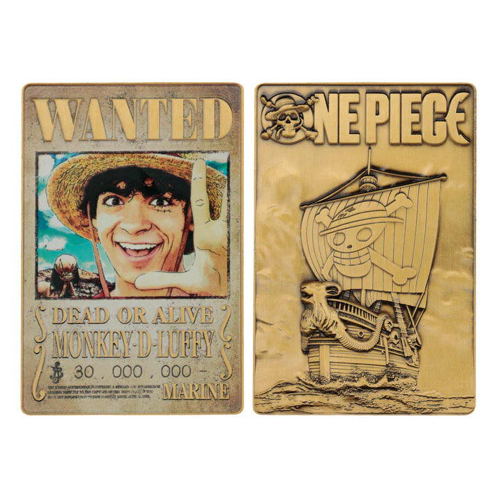 Official One Piece Limited Edition Wanted Poster Ingot