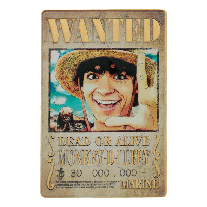 Official One Piece Limited Edition Wanted Poster Ingot