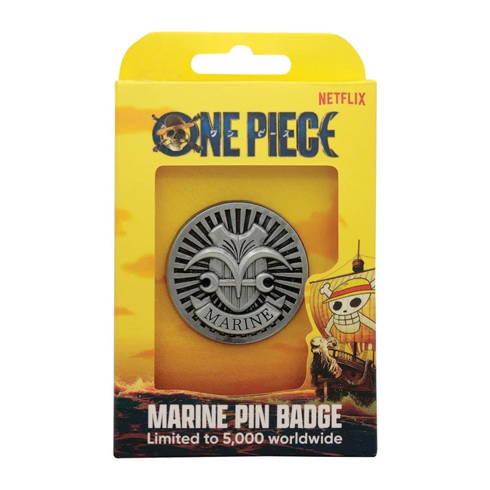 Official One Piece Limited Edition Marine Pin Badge - Limited to 5,000