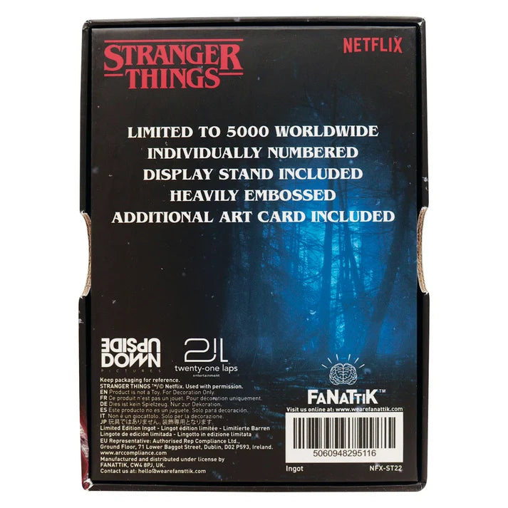 Official Stranger Things 5 - Vecna Lives Ingot