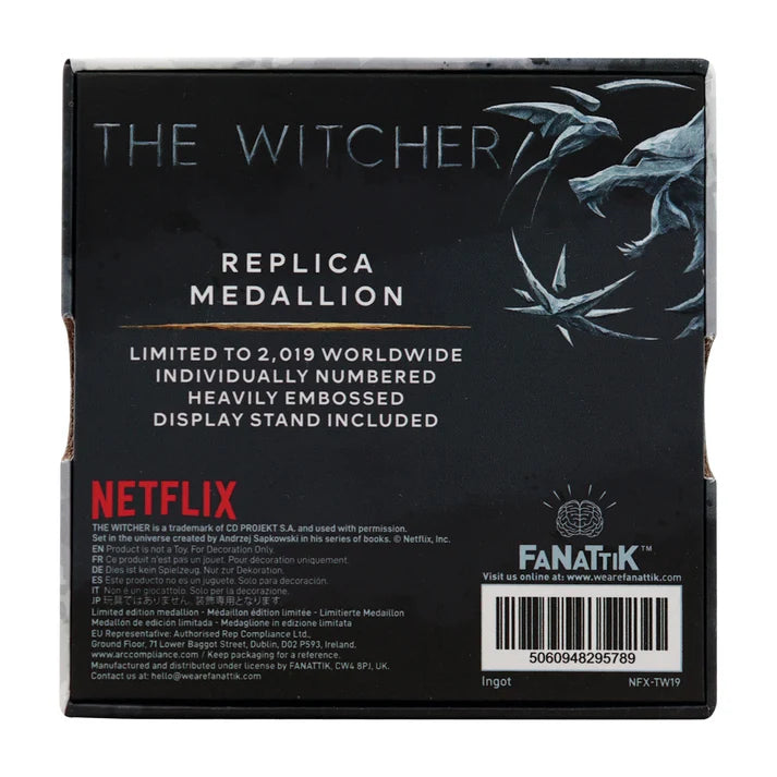 Official The Witcher Replica Geralt's Medallion