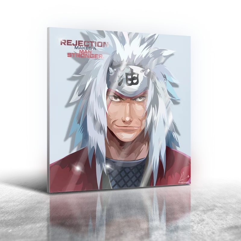 Naruto Shippuden: Jiraiya Frameless Art Painting (30x30cm)