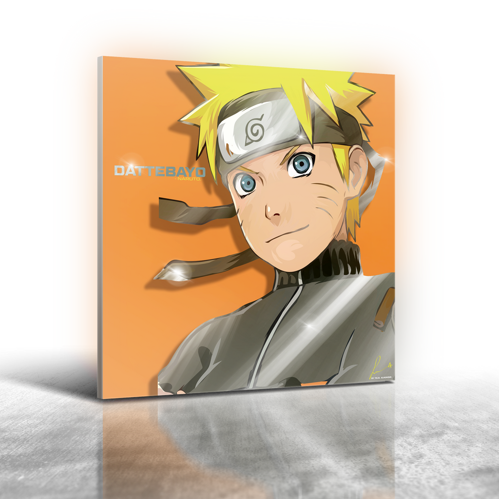 Anime Naruto - Naruto Ver 3 Frameless Art Painting (30x30cm)