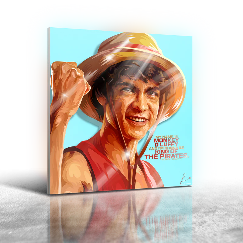 ONE PIECE LIVE ACTION - Monkey D. Luffy Frameless Art Painting (30x30cm)