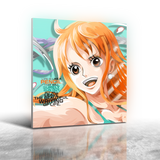 Anime One Piece - Nami Frameless Art Painting (30x30cm)