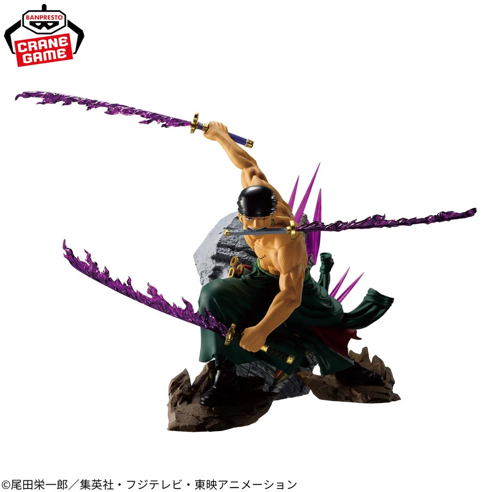 Banpresto Anime One Piece Theorama Soul Roronoa Zoro Figure (21cm)