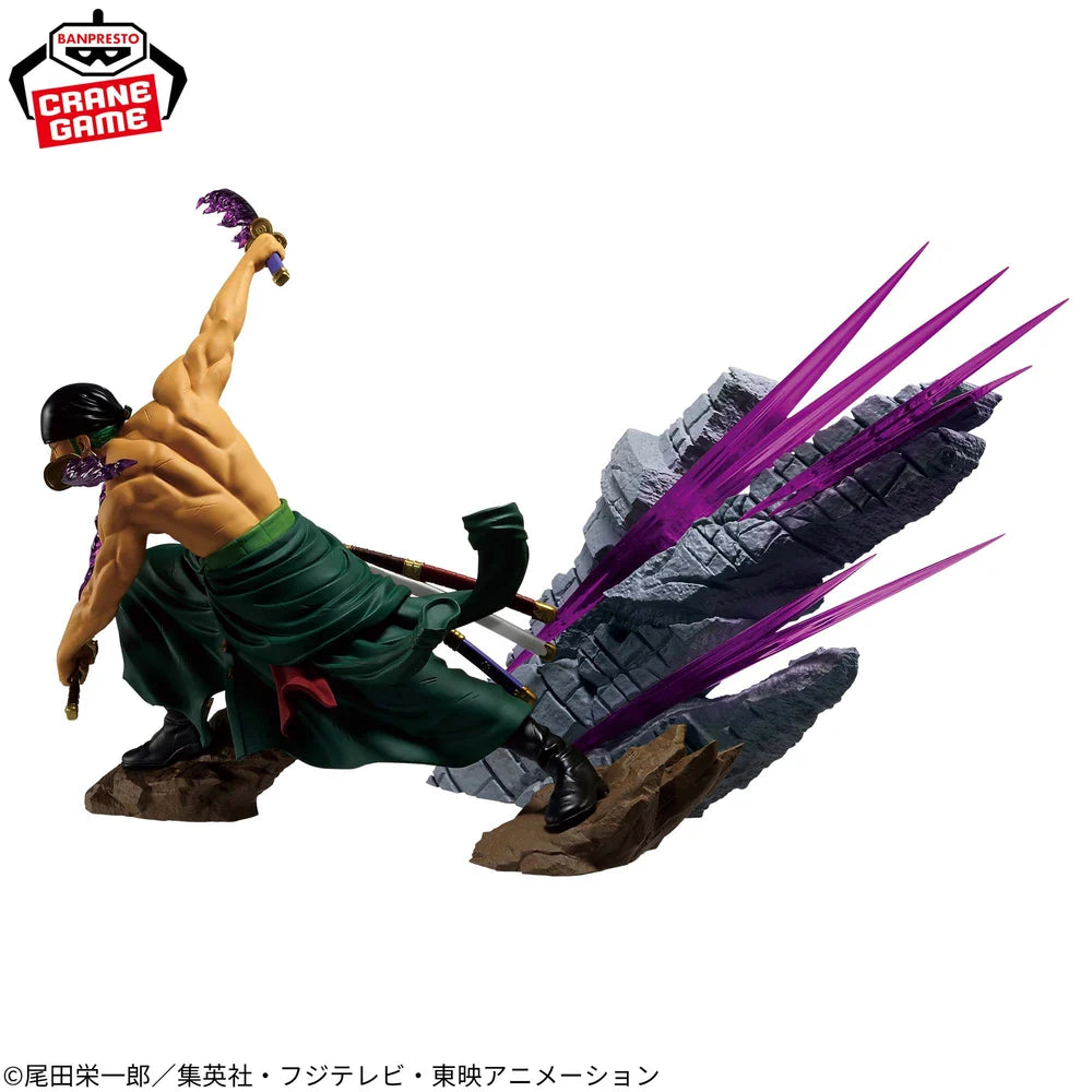 Banpresto Anime One Piece Theorama Soul Roronoa Zoro Figure (21cm)