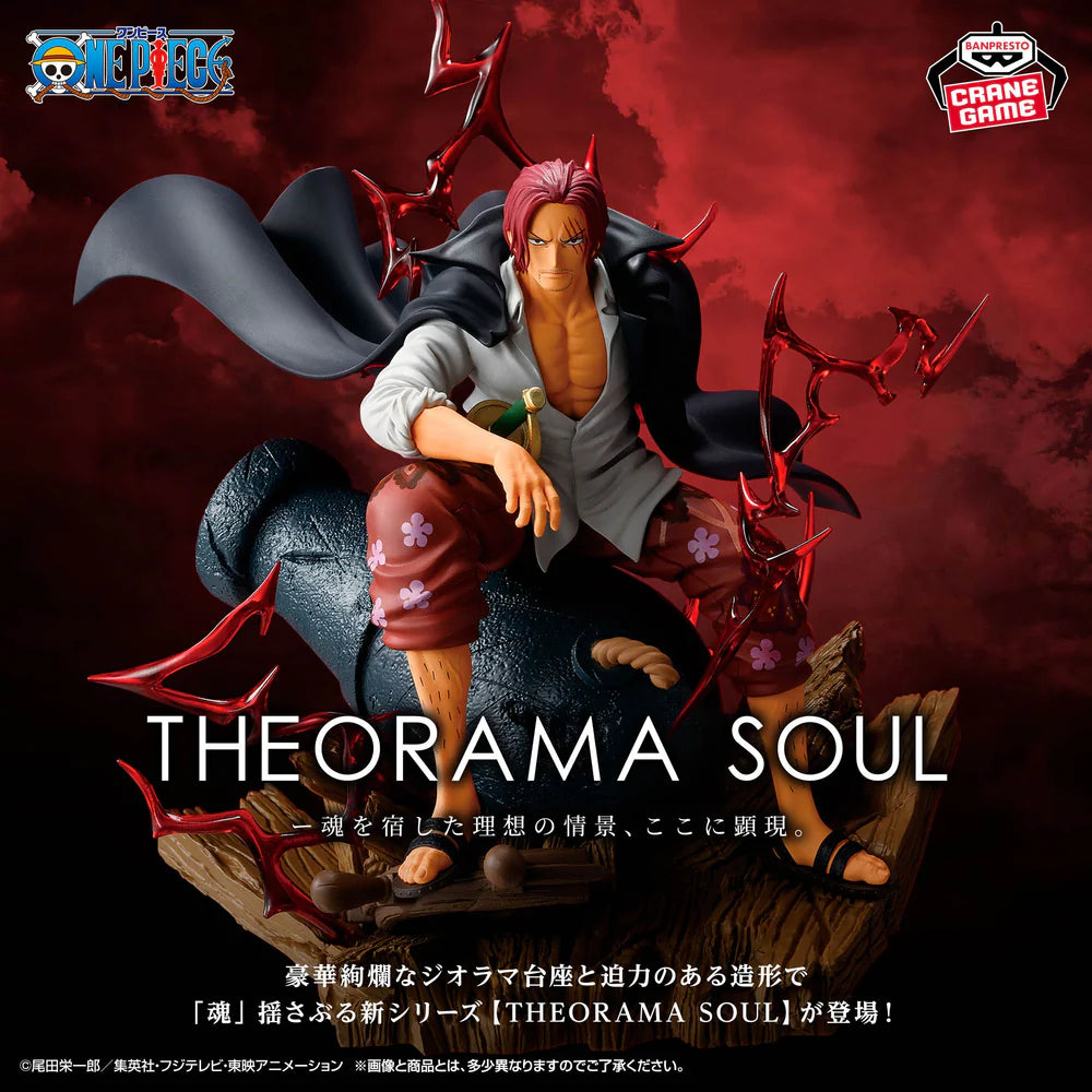 Banpresto Anime One Piece Theorama Soul - Shanks Figure (24cm)