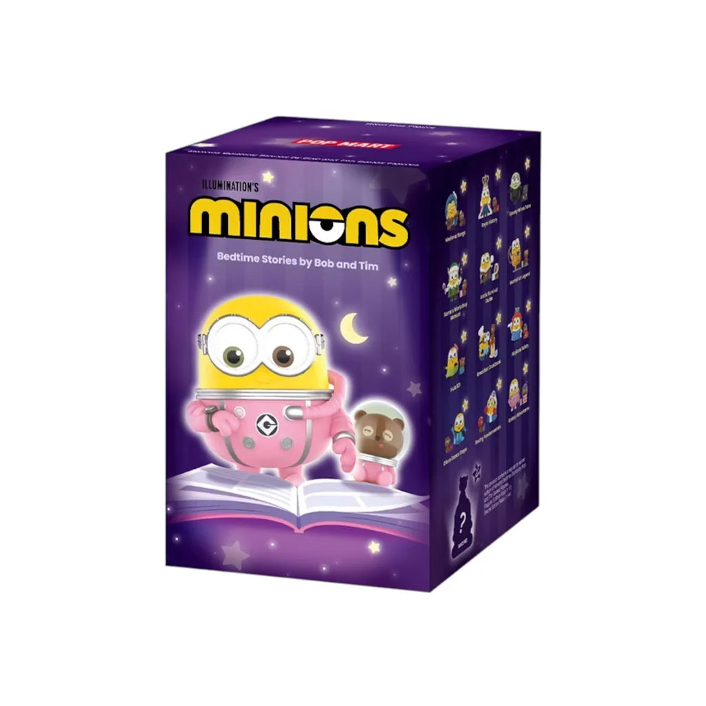 Official POP MART Minions Bedtime Stories by Bob and Tim Series Figure (Blind Box 1 pcs)