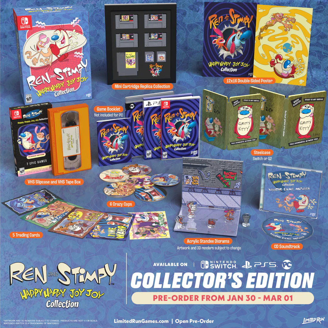 [Pre-Order] Ren & Stimpy Happy, Happy, Joy, Joy Collection Collector's Edition R1