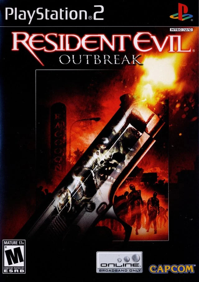 PS2 Resident Evil Outbreak Decorative Painting Wall Wooden Posters (28x43cm)