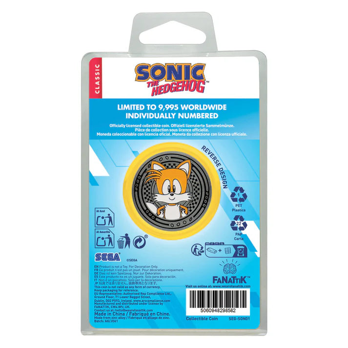 Official Sonic The Hedgehog – Sonic & Tails Coin Limited Edition