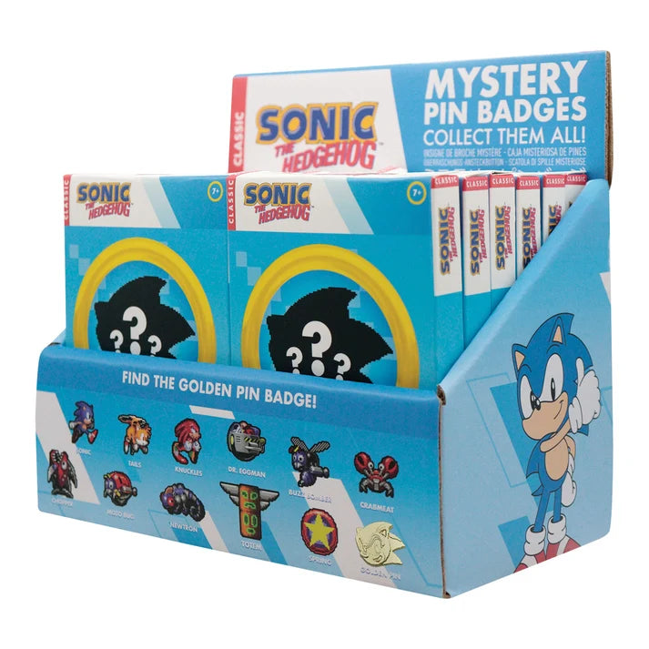 Official Sonic The Hedgehog Set Of Mystery Pins Badges Blind Box (1pcs)