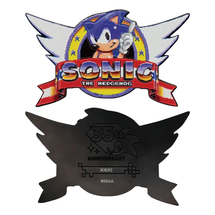 Official Sonic The Hedgehog – Original Logo Medallion