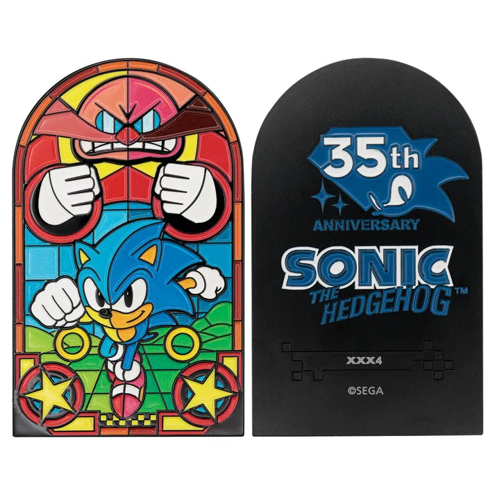 Official Sonic The Hedgehog – Stained Glass Window Style Ingot