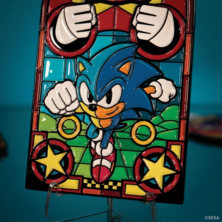 Official Sonic The Hedgehog – Stained Glass Window Style Ingot