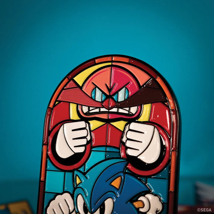 Official Sonic The Hedgehog – Stained Glass Window Style Ingot