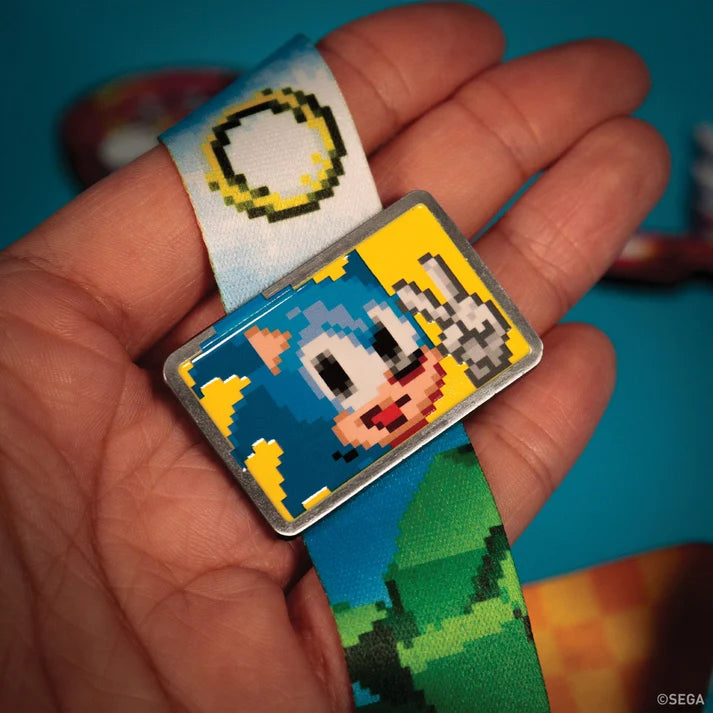 Official Sonic The Hedgehog – Lanyard & Pin Badge Set