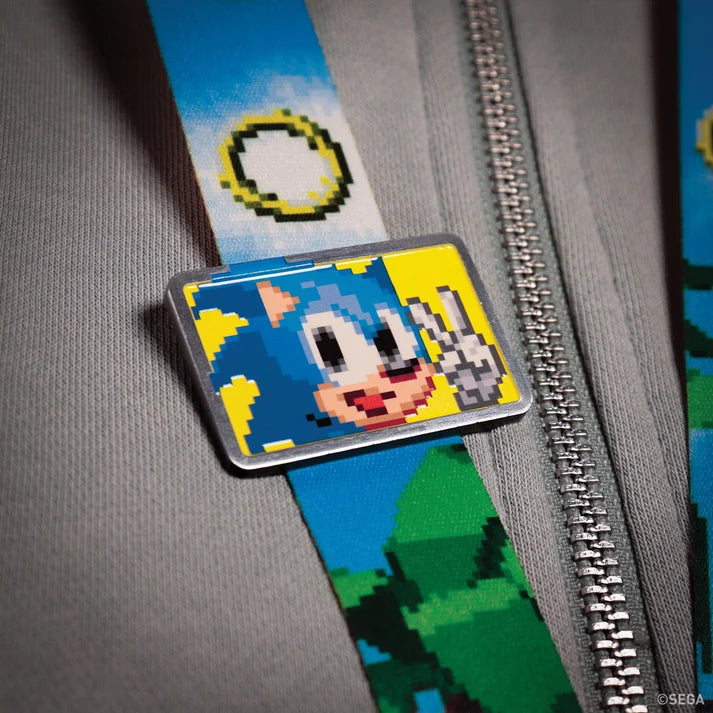 Official Sonic The Hedgehog – Lanyard & Pin Badge Set