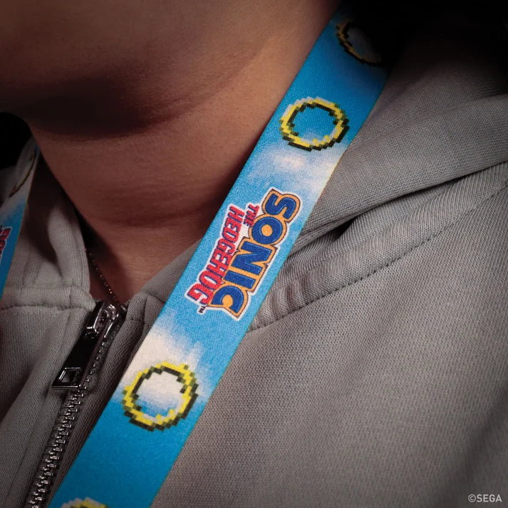 Official Sonic The Hedgehog – Lanyard & Pin Badge Set