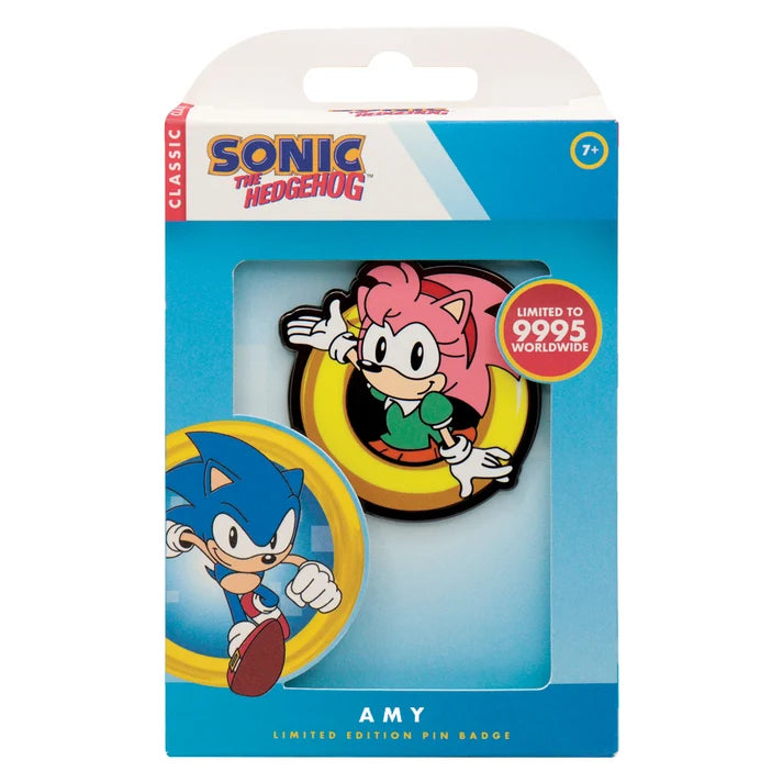 Official Sonic The Hedgehog – Amy Limited Edition Pin Badge