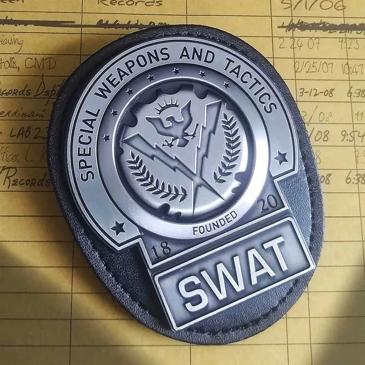 Official DC The Dark Knight Trilogy Replica Gotham City SWAT Badge