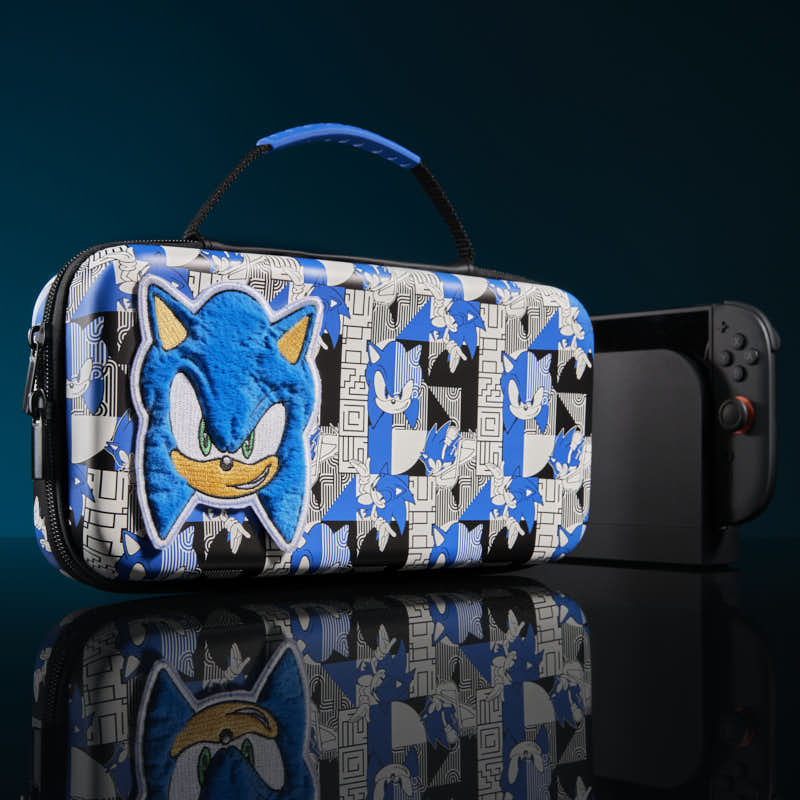 [NS2] Official Sonic the Hedgehog: Geometric Fur Patch Edition - Switch 2 Compatible Carry Case