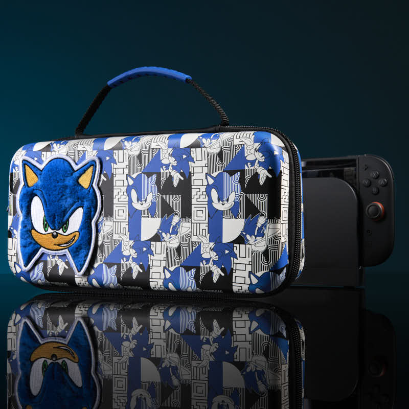 [NS2] Official Sonic the Hedgehog: Geometric Fur Patch Edition - Switch 2 Compatible Carry Case