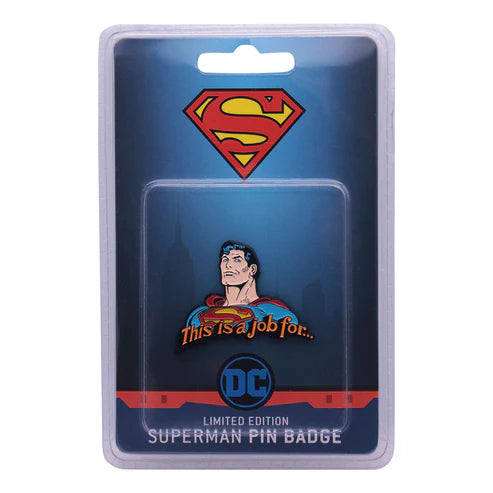 Official DC Comics Superman Limited Edition Pin Badge