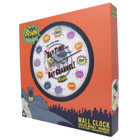 Official DC Batman Bat Time Wall Clock