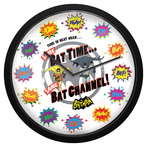Official DC Batman Bat Time Wall Clock