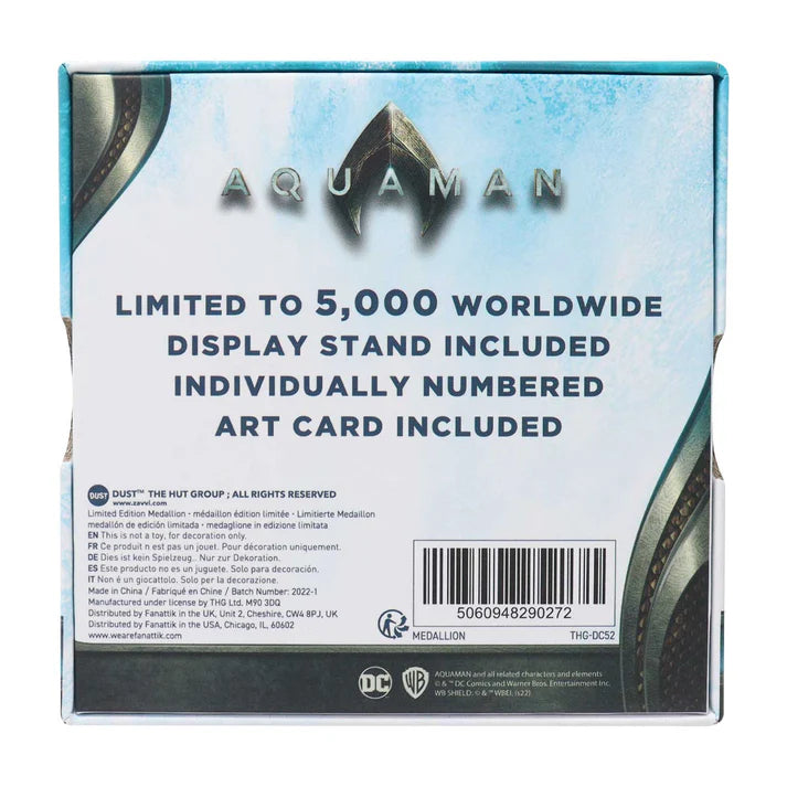Official DC Aquaman Limited Edition Medallion